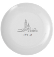 Gebaksbordje Skyline Zwolle